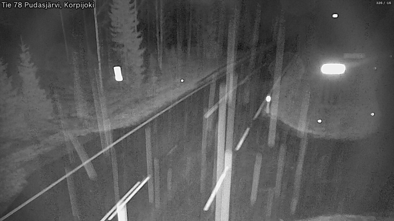 Kelikamerat Kuva Tie 78 Pudasjärvi, Korpijo, Pudasjärvi, Pohjois-Pohjanmaa