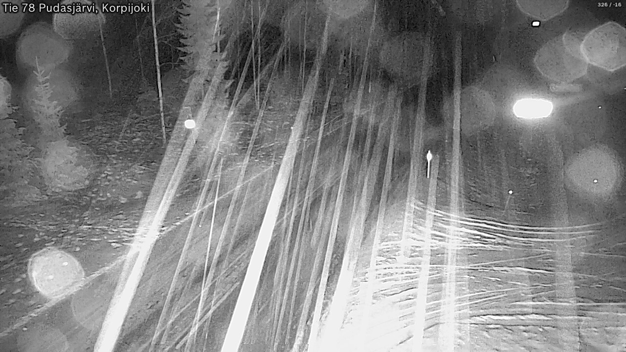 Kelikamerat Kuva Tie 78 Pudasjärvi, Korpijo, Pudasjärvi, Pohjois-Pohjanmaa