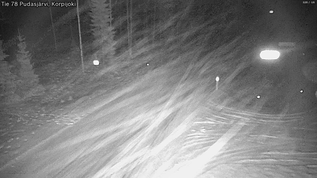 Kelikamerat Kuva Tie 78 Pudasjärvi, Korpijo, Pudasjärvi, Pohjois-Pohjanmaa