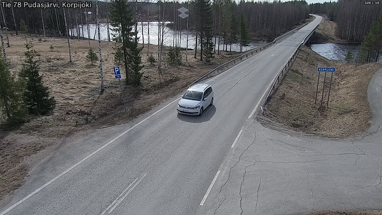 Kelikamerat Kuva Tie 78 Pudasjärvi, Korpijo, Pudasjärvi, Pohjois-Pohjanmaa