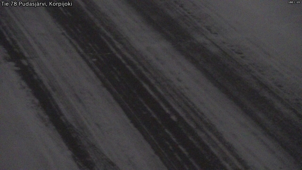 Kelikamerat Kuva Tie 78 Pudasjärvi, Korpijo, Pudasjärvi, Pohjois-Pohjanmaa