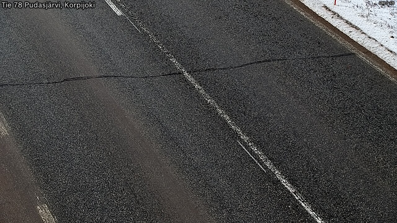 Kelikamerat Kuva Tie 78 Pudasjärvi, Korpijo, Pudasjärvi, Pohjois-Pohjanmaa