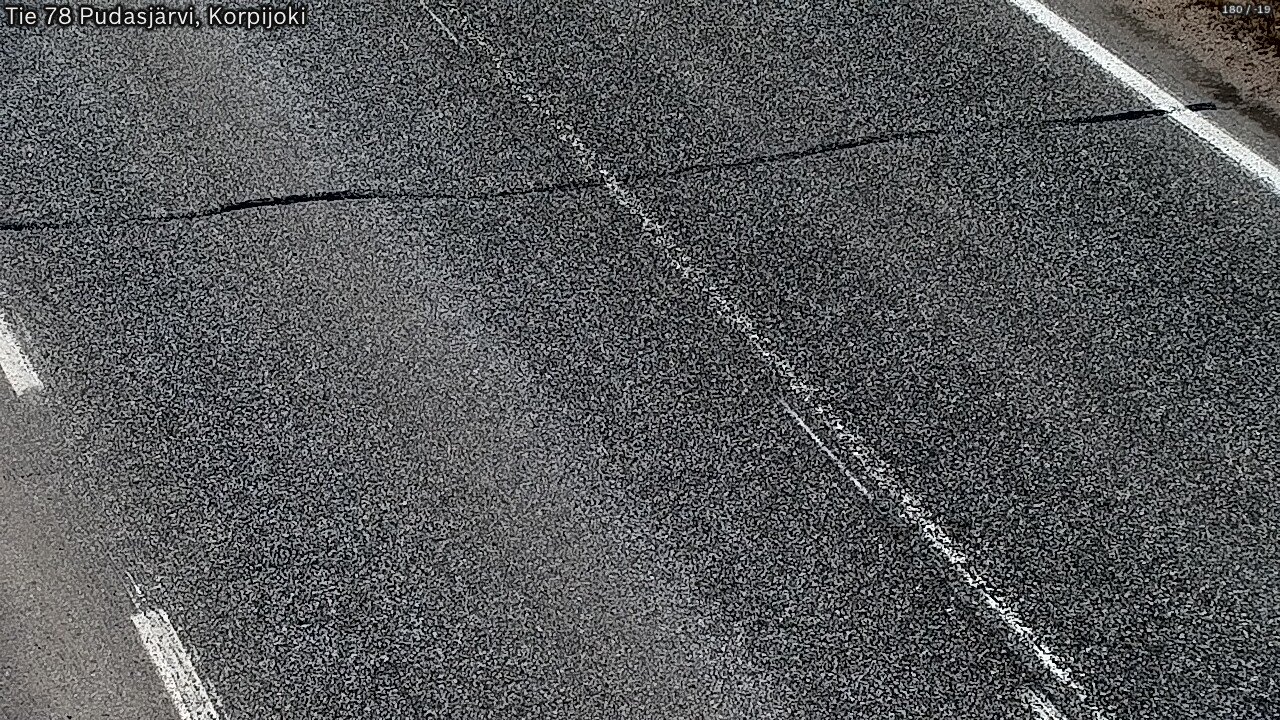 Kelikamerat Kuva Tie 78 Pudasjärvi, Korpijo, Pudasjärvi, Pohjois-Pohjanmaa