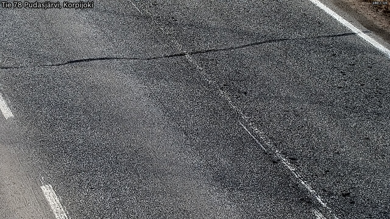 Kelikamerat Kuva Tie 78 Pudasjärvi, Korpijo, Pudasjärvi, Pohjois-Pohjanmaa