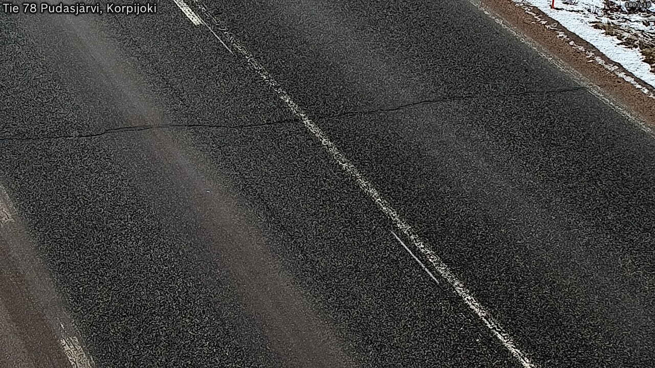 Kelikamerat Kuva Tie 78 Pudasjärvi, Korpijo, Pudasjärvi, Pohjois-Pohjanmaa