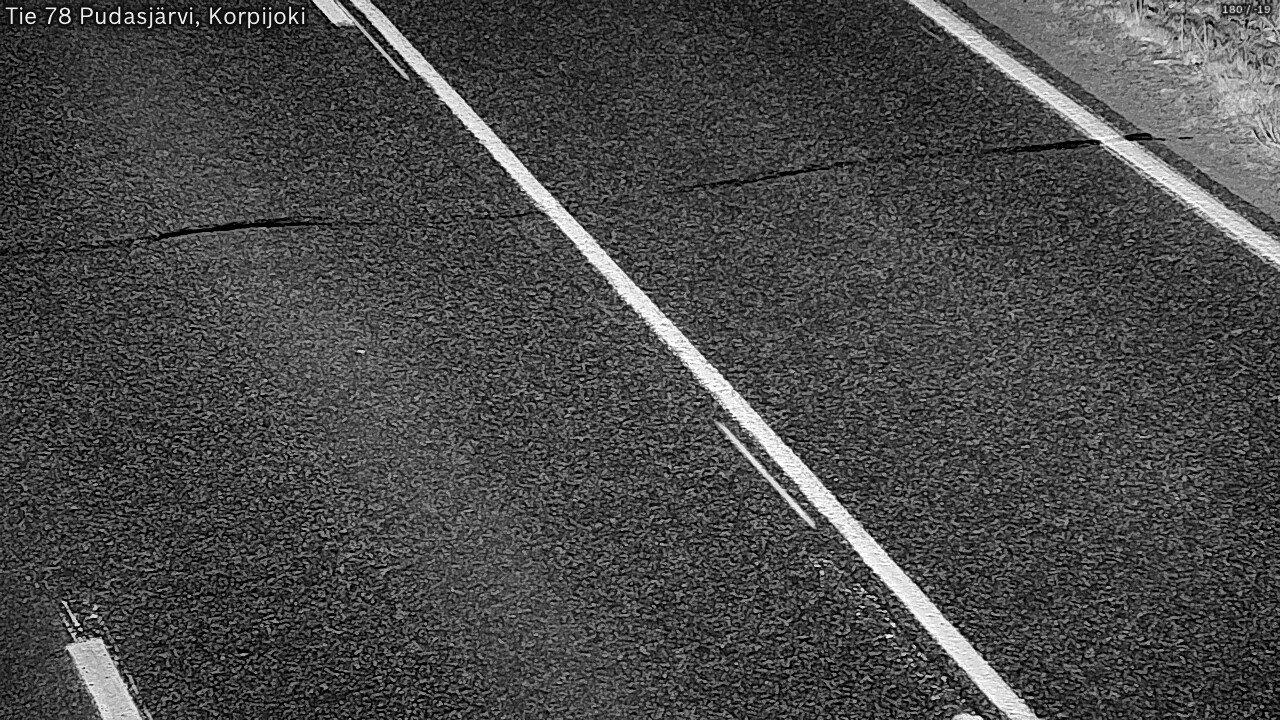 Kelikamerat Kuva Tie 78 Pudasjärvi, Korpijo, Pudasjärvi, Pohjois-Pohjanmaa