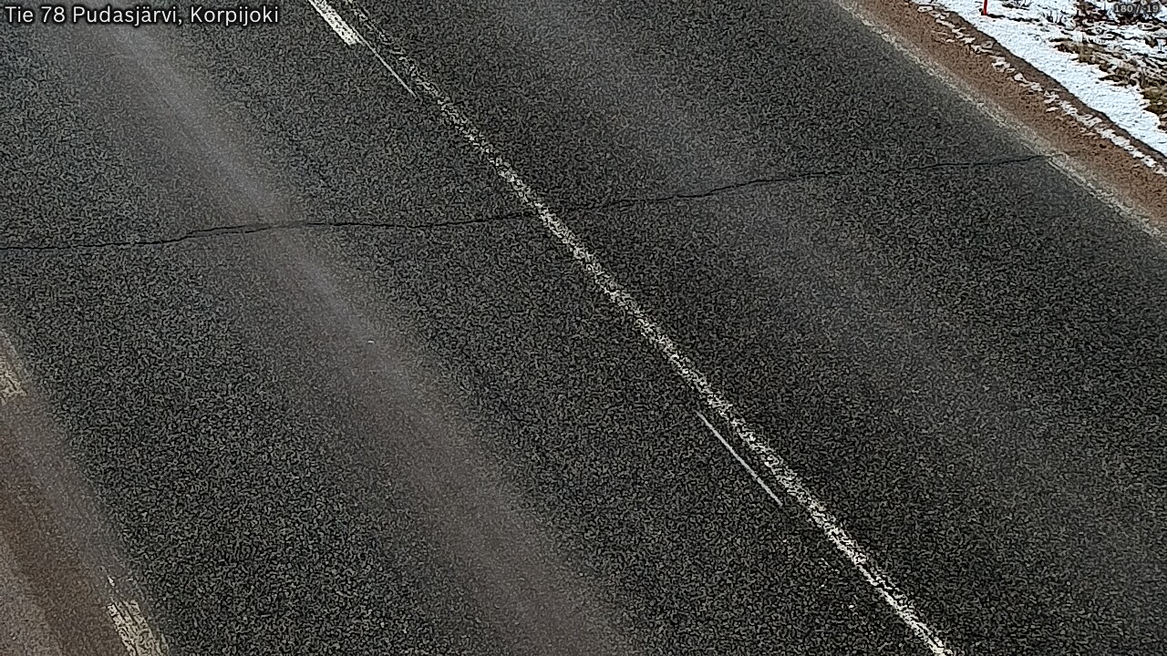 Kelikamerat Kuva Tie 78 Pudasjärvi, Korpijo, Pudasjärvi, Pohjois-Pohjanmaa