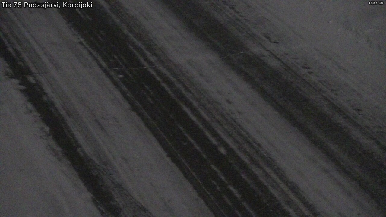 Kelikamerat Kuva Tie 78 Pudasjärvi, Korpijo, Pudasjärvi, Pohjois-Pohjanmaa