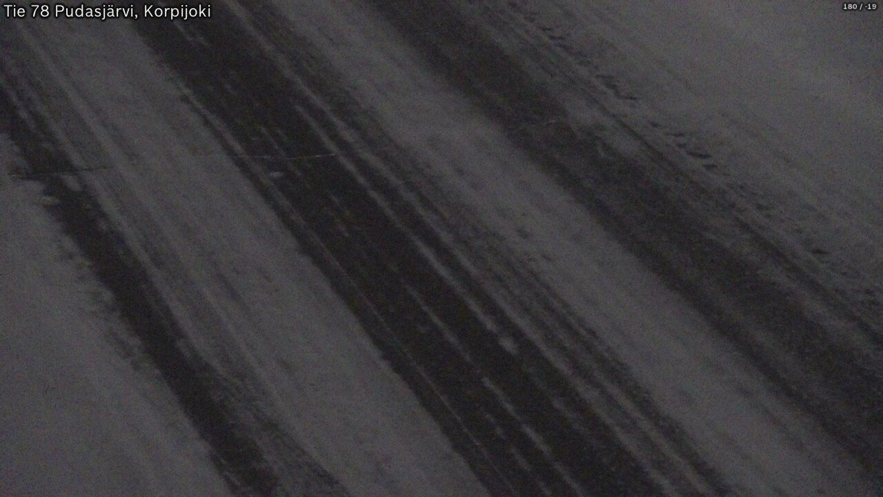 Kelikamerat Kuva Tie 78 Pudasjärvi, Korpijo, Pudasjärvi, Pohjois-Pohjanmaa