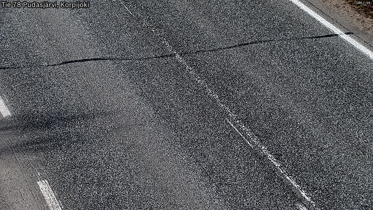 Kelikamerat Kuva Tie 78 Pudasjärvi, Korpijo, Pudasjärvi, Pohjois-Pohjanmaa