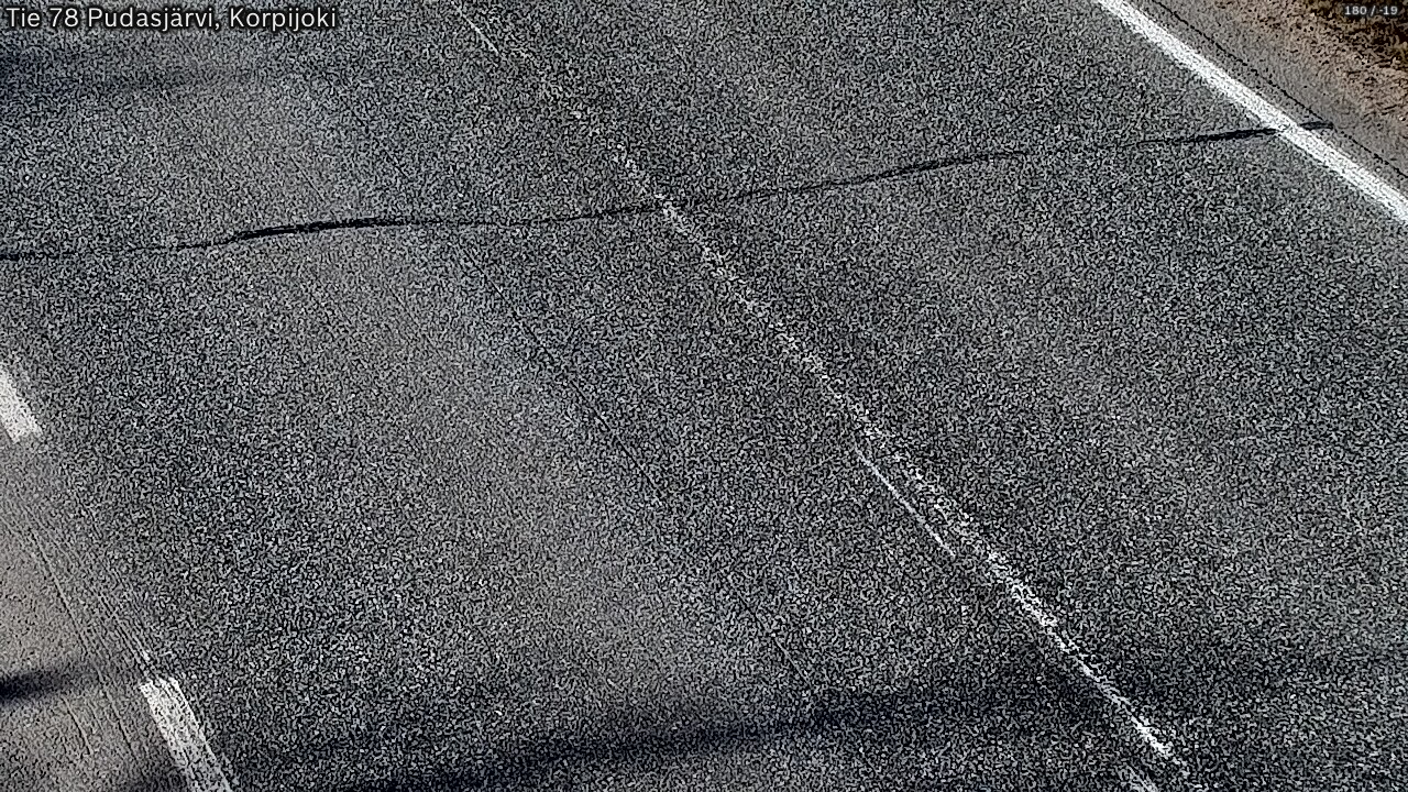 Kelikamerat Kuva Tie 78 Pudasjärvi, Korpijo, Pudasjärvi, Pohjois-Pohjanmaa