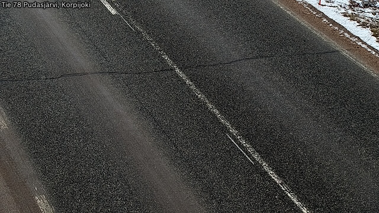 Kelikamerat Kuva Tie 78 Pudasjärvi, Korpijo, Pudasjärvi, Pohjois-Pohjanmaa