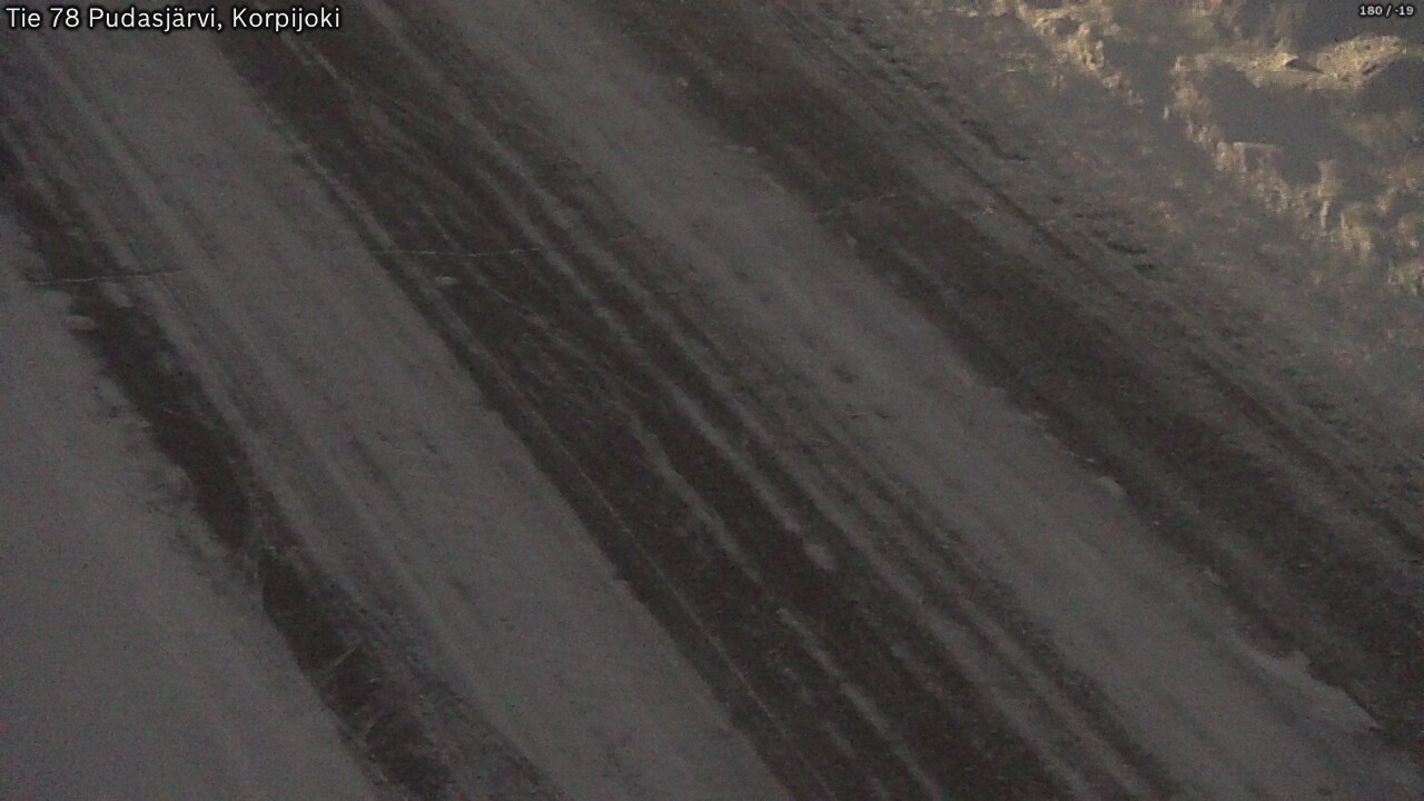 Kelikamerat Kuva Tie 78 Pudasjärvi, Korpijo, Pudasjärvi, Pohjois-Pohjanmaa