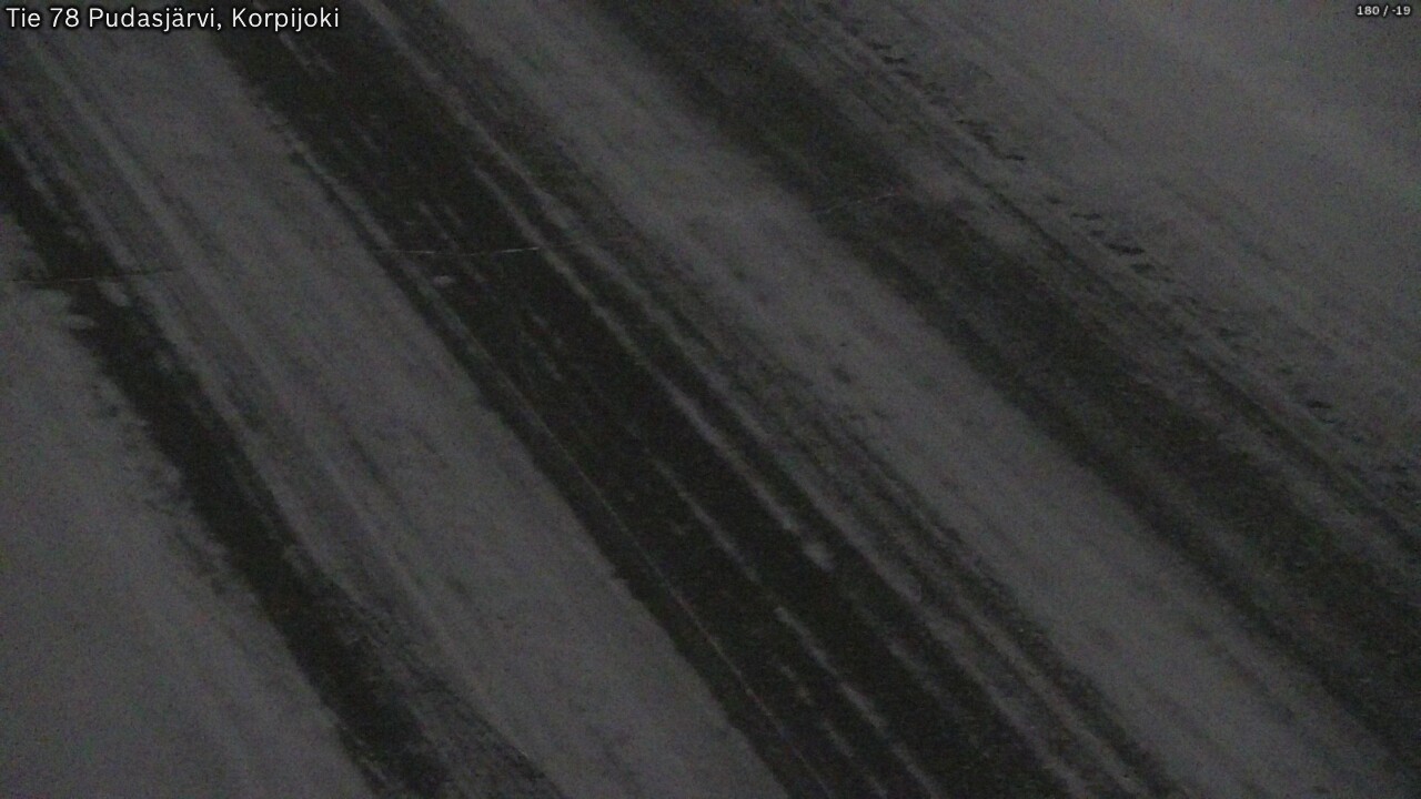 Kelikamerat Kuva Tie 78 Pudasjärvi, Korpijo, Pudasjärvi, Pohjois-Pohjanmaa