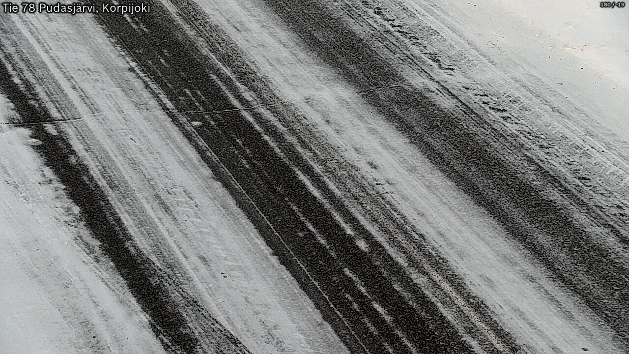 Kelikamerat Kuva Tie 78 Pudasjärvi, Korpijo, Pudasjärvi, Pohjois-Pohjanmaa