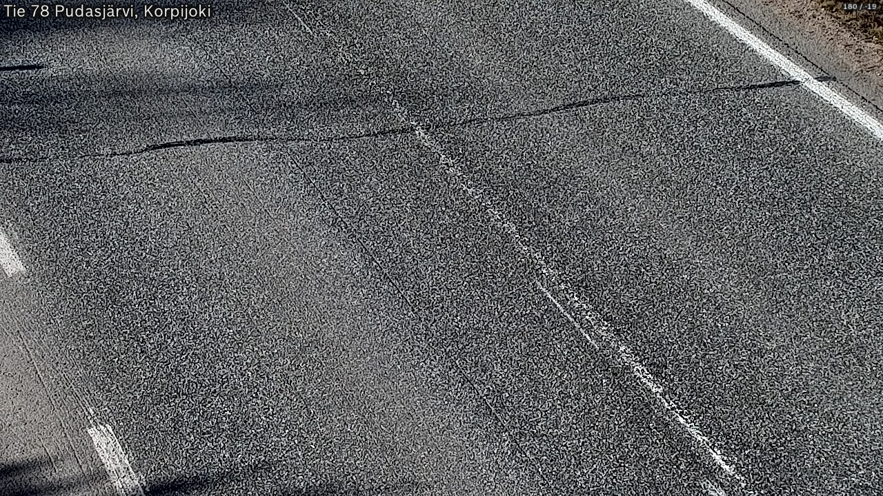 Kelikamerat Kuva Tie 78 Pudasjärvi, Korpijo, Pudasjärvi, Pohjois-Pohjanmaa