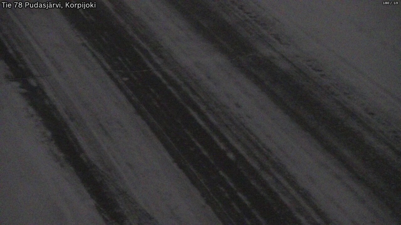 Kelikamerat Kuva Tie 78 Pudasjärvi, Korpijo, Pudasjärvi, Pohjois-Pohjanmaa