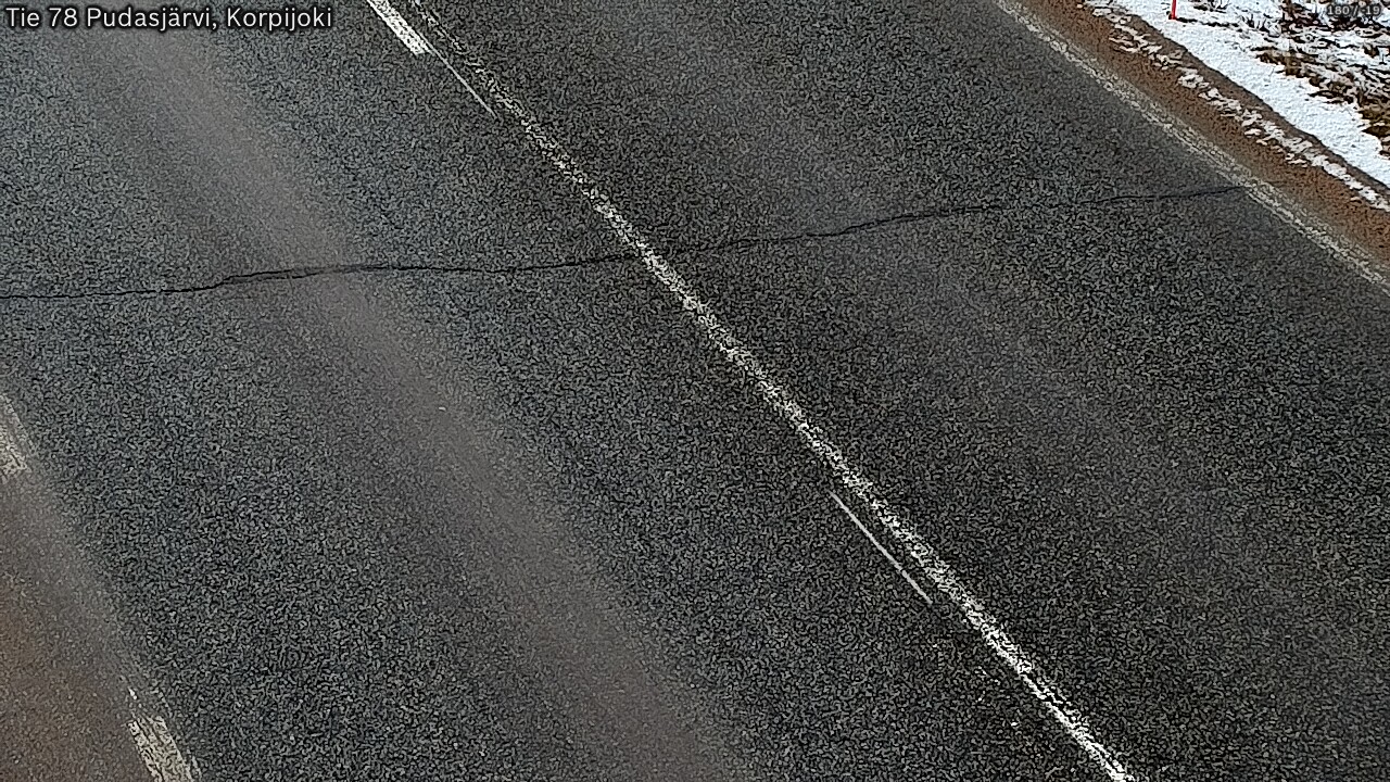 Kelikamerat Kuva Tie 78 Pudasjärvi, Korpijo, Pudasjärvi, Pohjois-Pohjanmaa