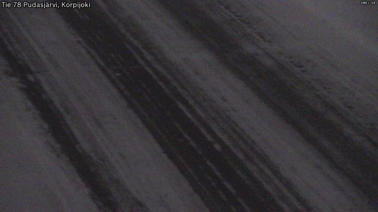 Kelikamerat Kuva Tie 78 Pudasjärvi, Korpijo, Pudasjärvi, Pohjois-Pohjanmaa