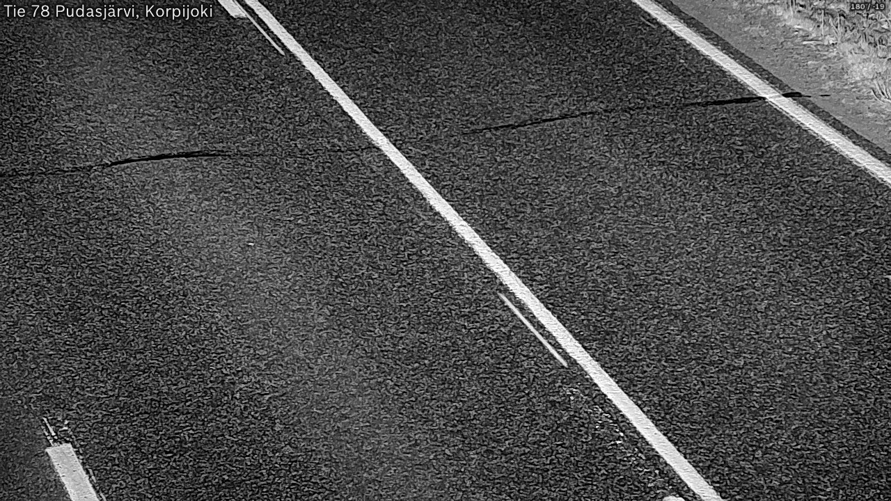 Kelikamerat Kuva Tie 78 Pudasjärvi, Korpijo, Pudasjärvi, Pohjois-Pohjanmaa