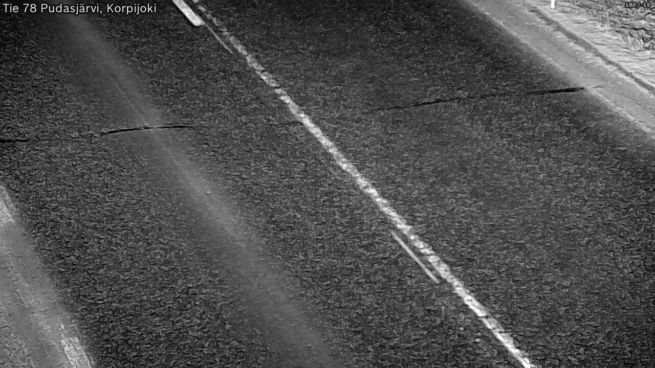 Kelikamerat Kuva Tie 78 Pudasjärvi, Korpijo, Pudasjärvi, Pohjois-Pohjanmaa