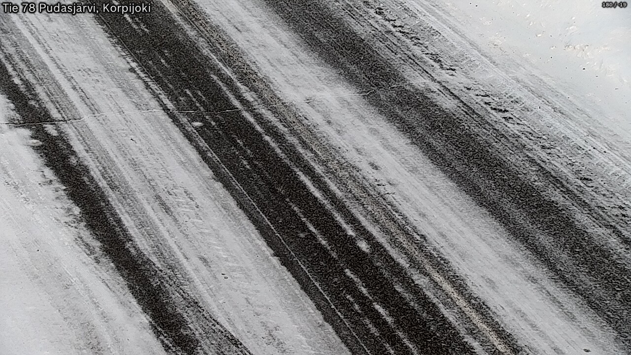 Kelikamerat Kuva Tie 78 Pudasjärvi, Korpijo, Pudasjärvi, Pohjois-Pohjanmaa