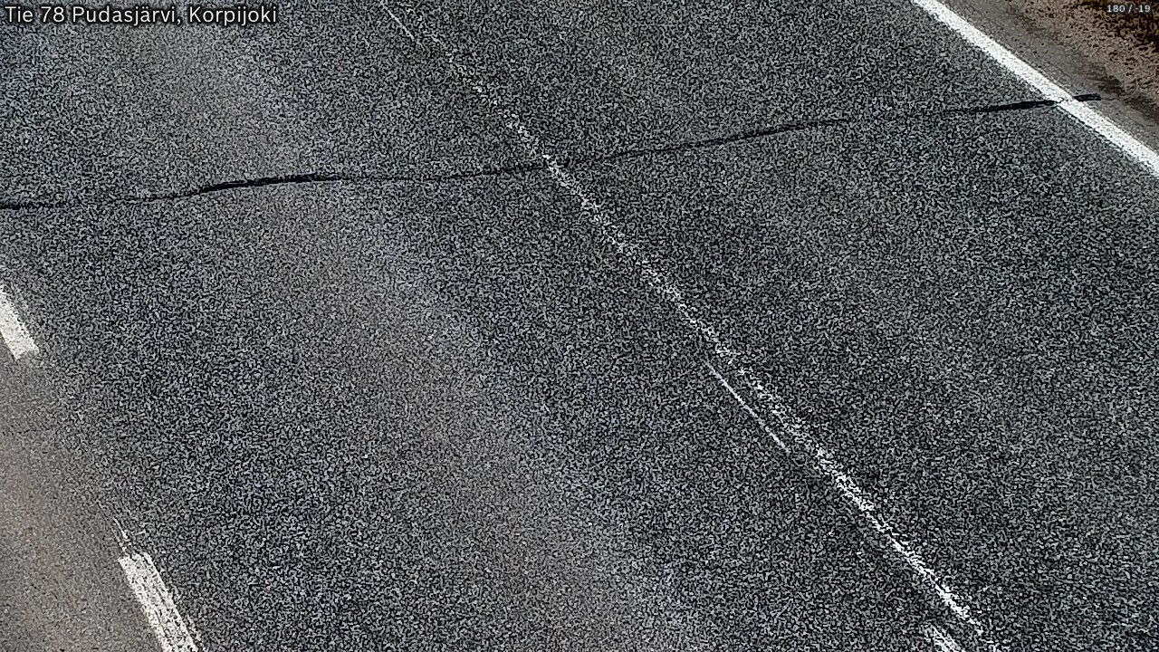 Kelikamerat Kuva Tie 78 Pudasjärvi, Korpijo, Pudasjärvi, Pohjois-Pohjanmaa