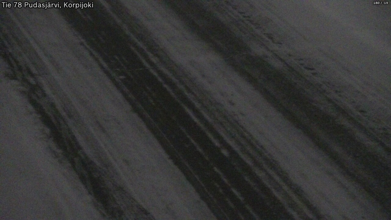 Kelikamerat Kuva Tie 78 Pudasjärvi, Korpijo, Pudasjärvi, Pohjois-Pohjanmaa