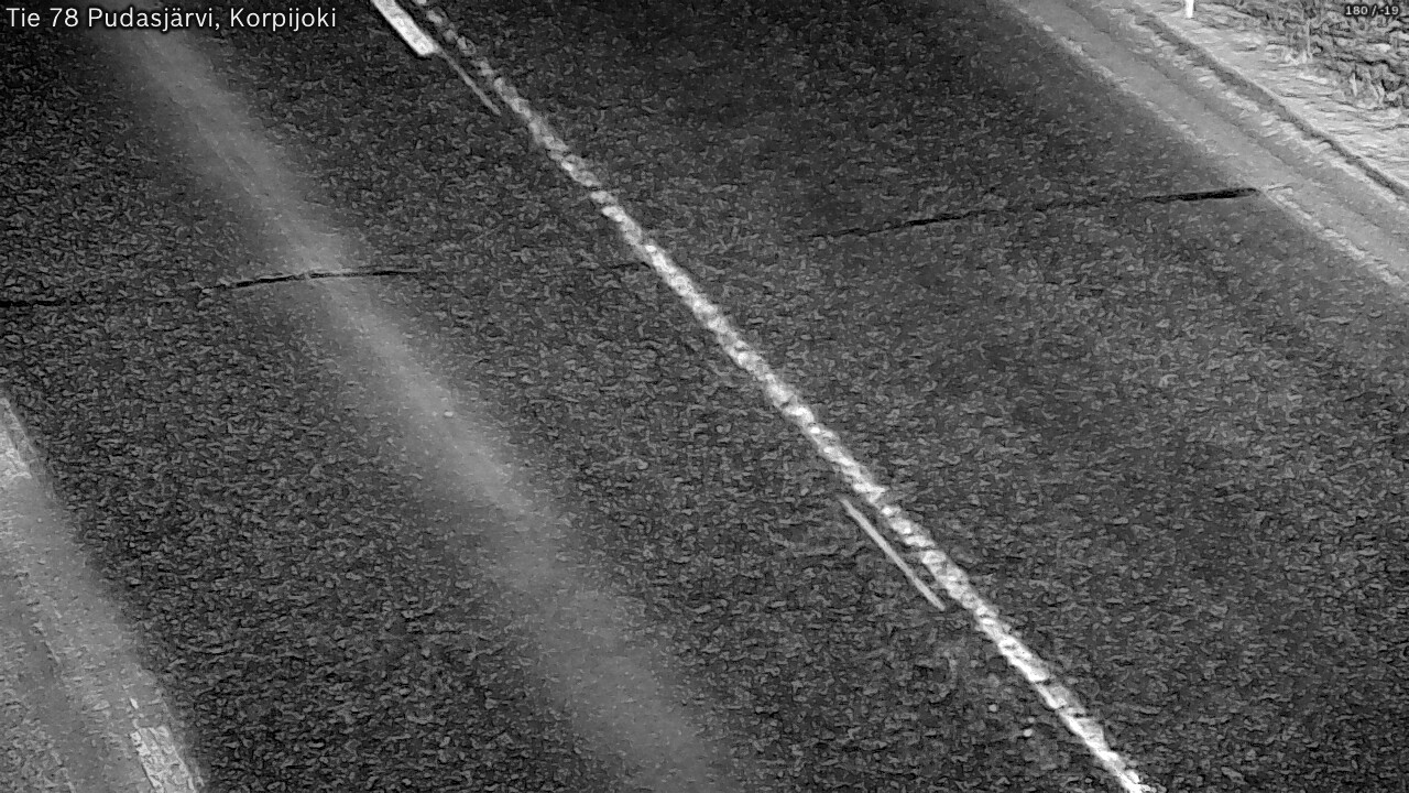 Kelikamerat Kuva Tie 78 Pudasjärvi, Korpijo, Pudasjärvi, Pohjois-Pohjanmaa