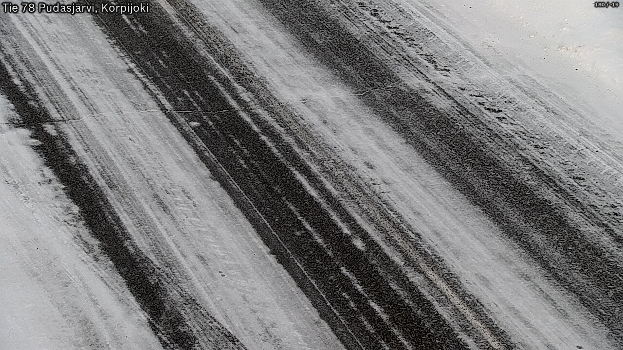Kelikamerat Kuva Tie 78 Pudasjärvi, Korpijo, Pudasjärvi, Pohjois-Pohjanmaa