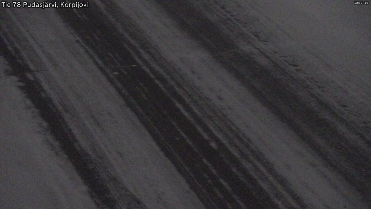 Kelikamerat Kuva Tie 78 Pudasjärvi, Korpijo, Pudasjärvi, Pohjois-Pohjanmaa