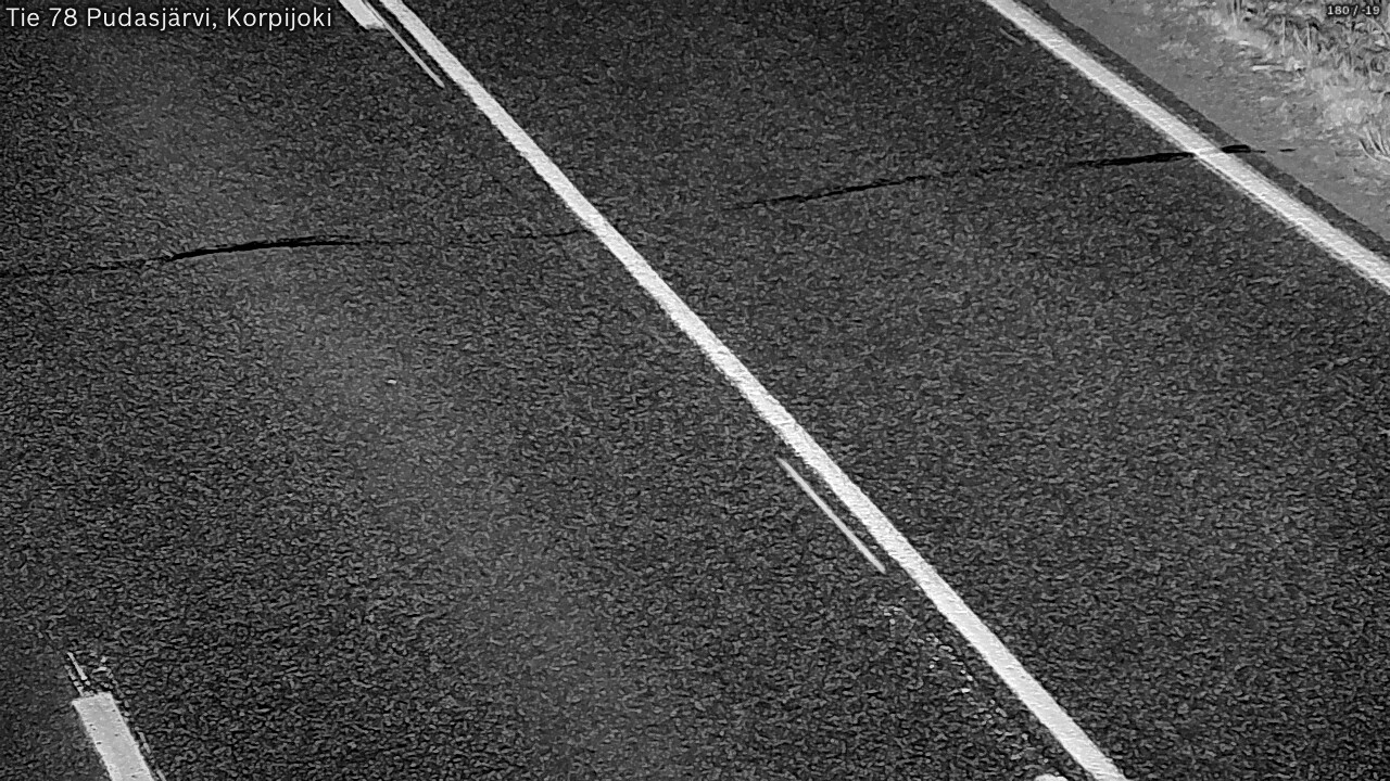 Kelikamerat Kuva Tie 78 Pudasjärvi, Korpijo, Pudasjärvi, Pohjois-Pohjanmaa