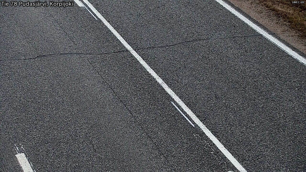 Kelikamerat Kuva Tie 78 Pudasjärvi, Korpijo, Pudasjärvi, Pohjois-Pohjanmaa