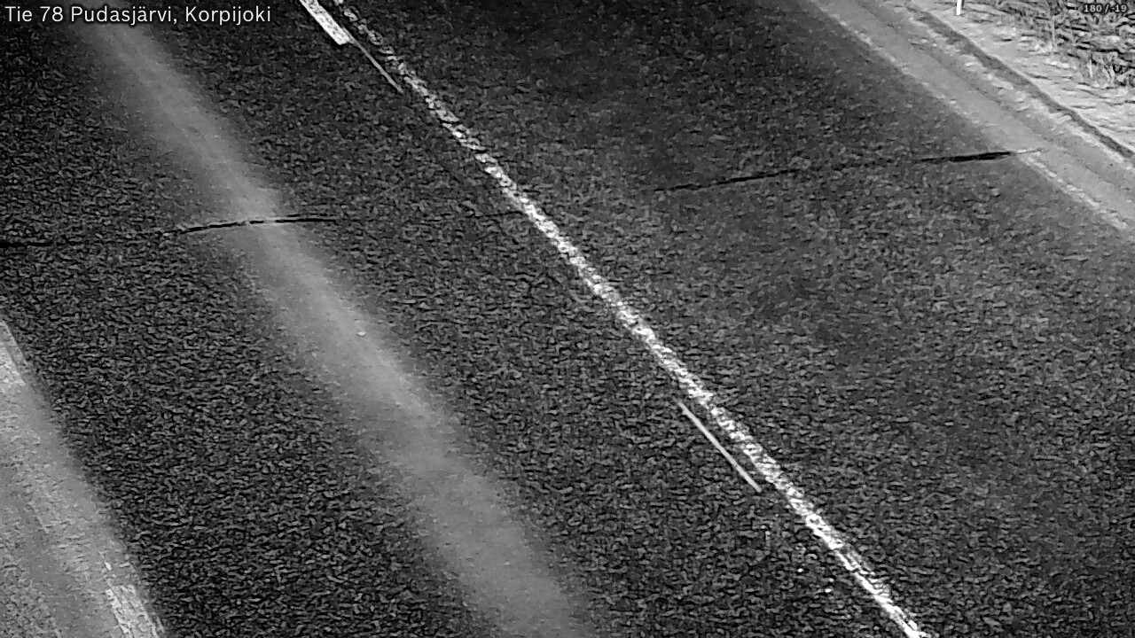 Kelikamerat Kuva Tie 78 Pudasjärvi, Korpijo, Pudasjärvi, Pohjois-Pohjanmaa