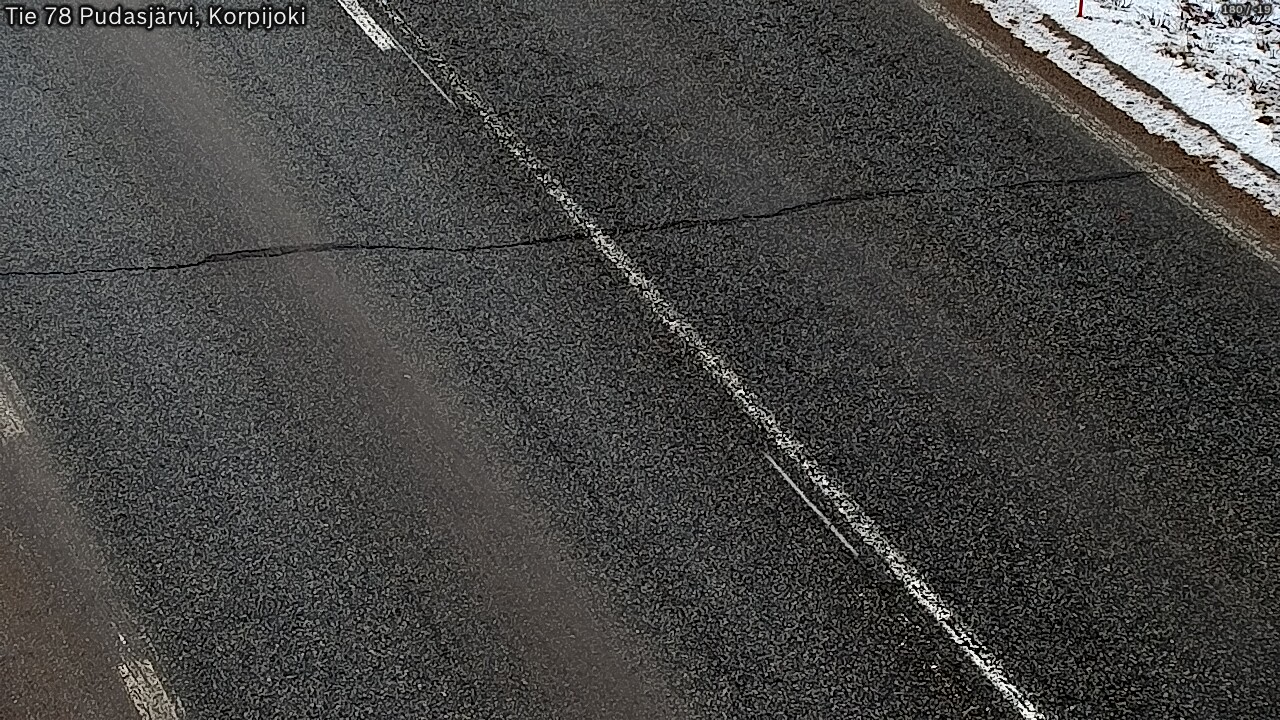 Kelikamerat Kuva Tie 78 Pudasjärvi, Korpijo, Pudasjärvi, Pohjois-Pohjanmaa