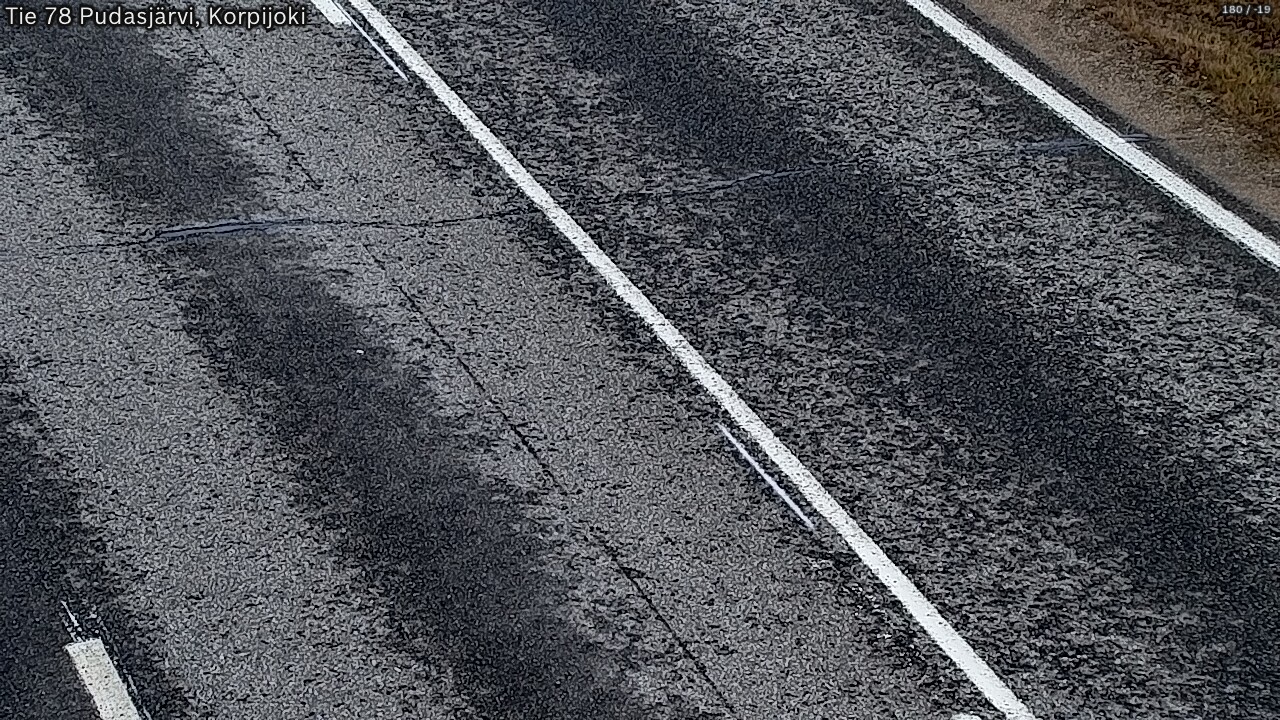 Kelikamerat Kuva Tie 78 Pudasjärvi, Korpijo, Pudasjärvi, Pohjois-Pohjanmaa