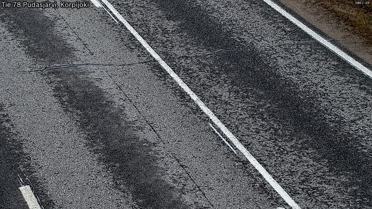 Kelikamerat Kuva Tie 78 Pudasjärvi, Korpijo, Pudasjärvi, Pohjois-Pohjanmaa