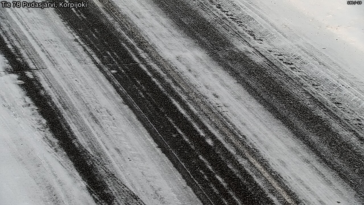 Kelikamerat Kuva Tie 78 Pudasjärvi, Korpijo, Pudasjärvi, Pohjois-Pohjanmaa