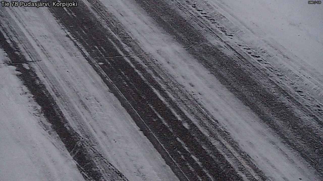 Kelikamerat Kuva Tie 78 Pudasjärvi, Korpijo, Pudasjärvi, Pohjois-Pohjanmaa