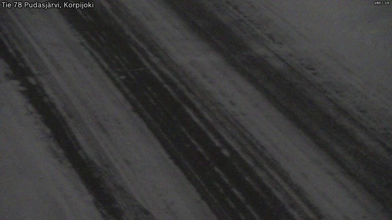 Kelikamerat Kuva Tie 78 Pudasjärvi, Korpijo, Pudasjärvi, Pohjois-Pohjanmaa