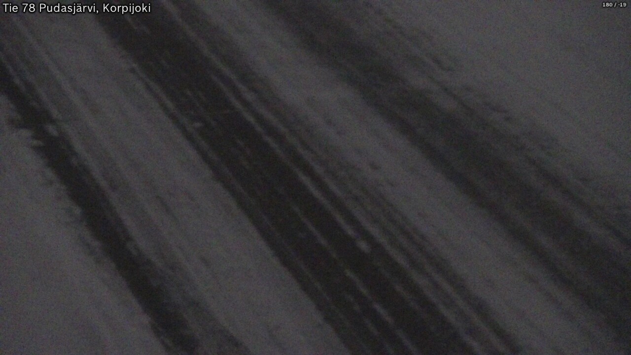 Kelikamerat Kuva Tie 78 Pudasjärvi, Korpijo, Pudasjärvi, Pohjois-Pohjanmaa