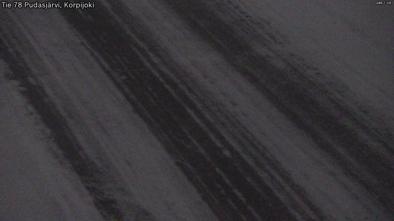 Kelikamerat Kuva Tie 78 Pudasjärvi, Korpijo, Pudasjärvi, Pohjois-Pohjanmaa