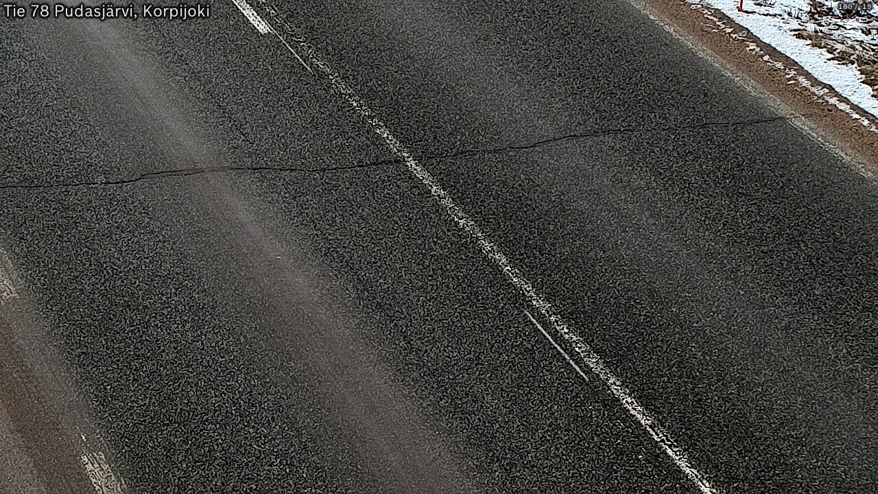 Kelikamerat Kuva Tie 78 Pudasjärvi, Korpijo, Pudasjärvi, Pohjois-Pohjanmaa