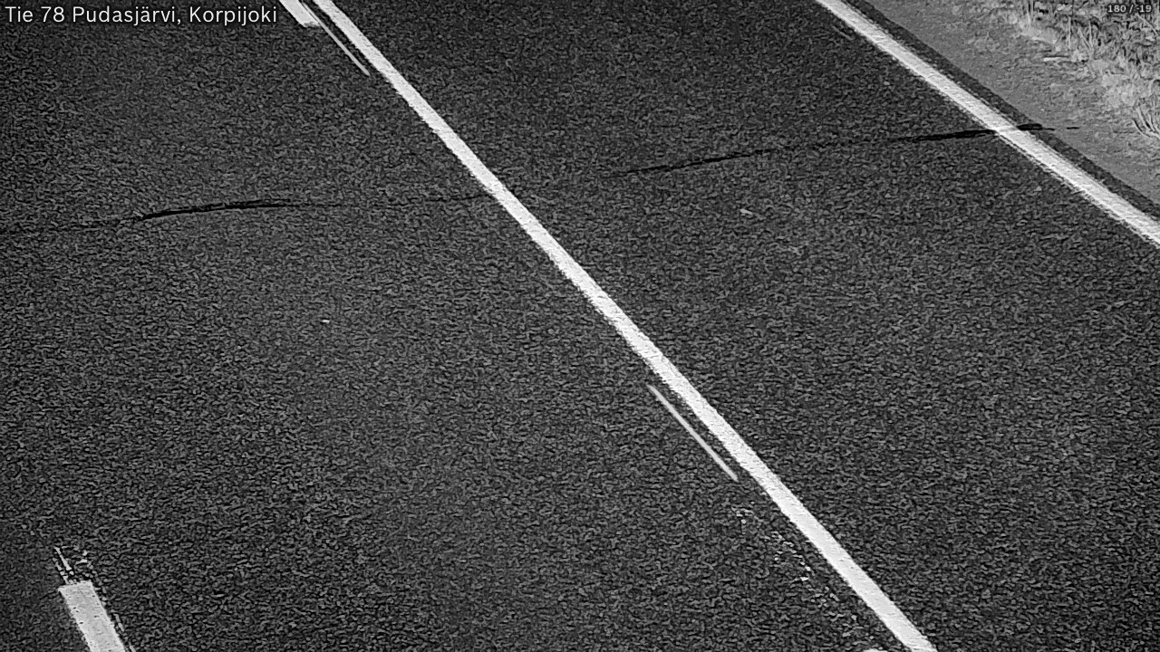 Kelikamerat Kuva Tie 78 Pudasjärvi, Korpijo, Pudasjärvi, Pohjois-Pohjanmaa