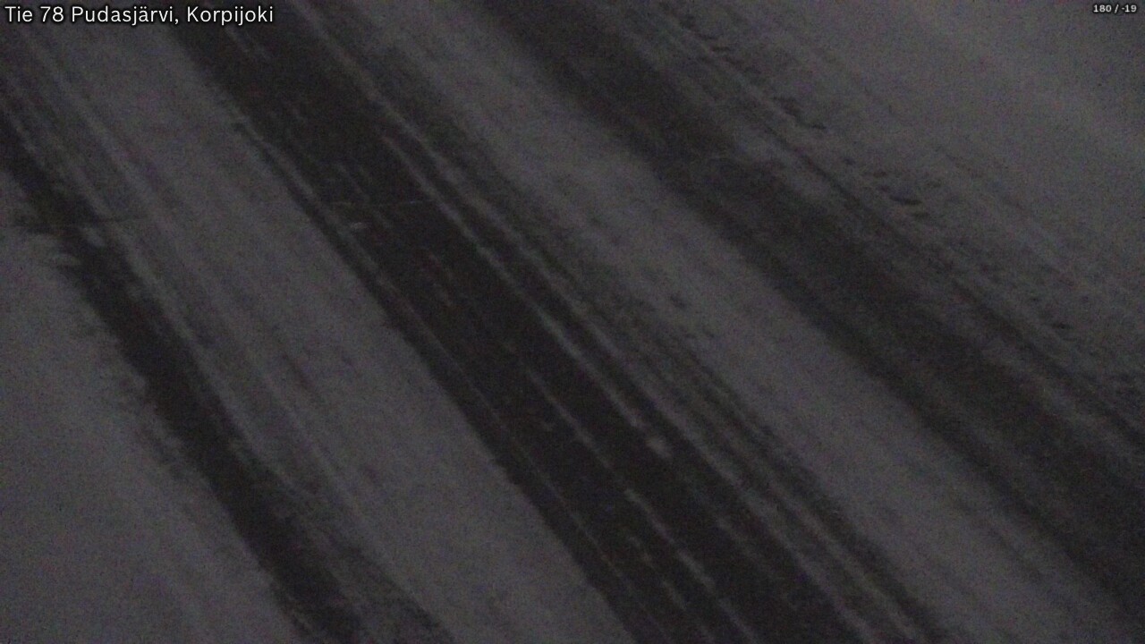 Kelikamerat Kuva Tie 78 Pudasjärvi, Korpijo, Pudasjärvi, Pohjois-Pohjanmaa