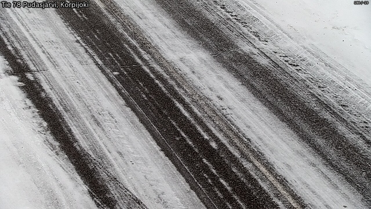 Kelikamerat Kuva Tie 78 Pudasjärvi, Korpijo, Pudasjärvi, Pohjois-Pohjanmaa