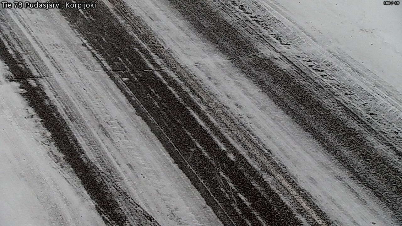 Kelikamerat Kuva Tie 78 Pudasjärvi, Korpijo, Pudasjärvi, Pohjois-Pohjanmaa