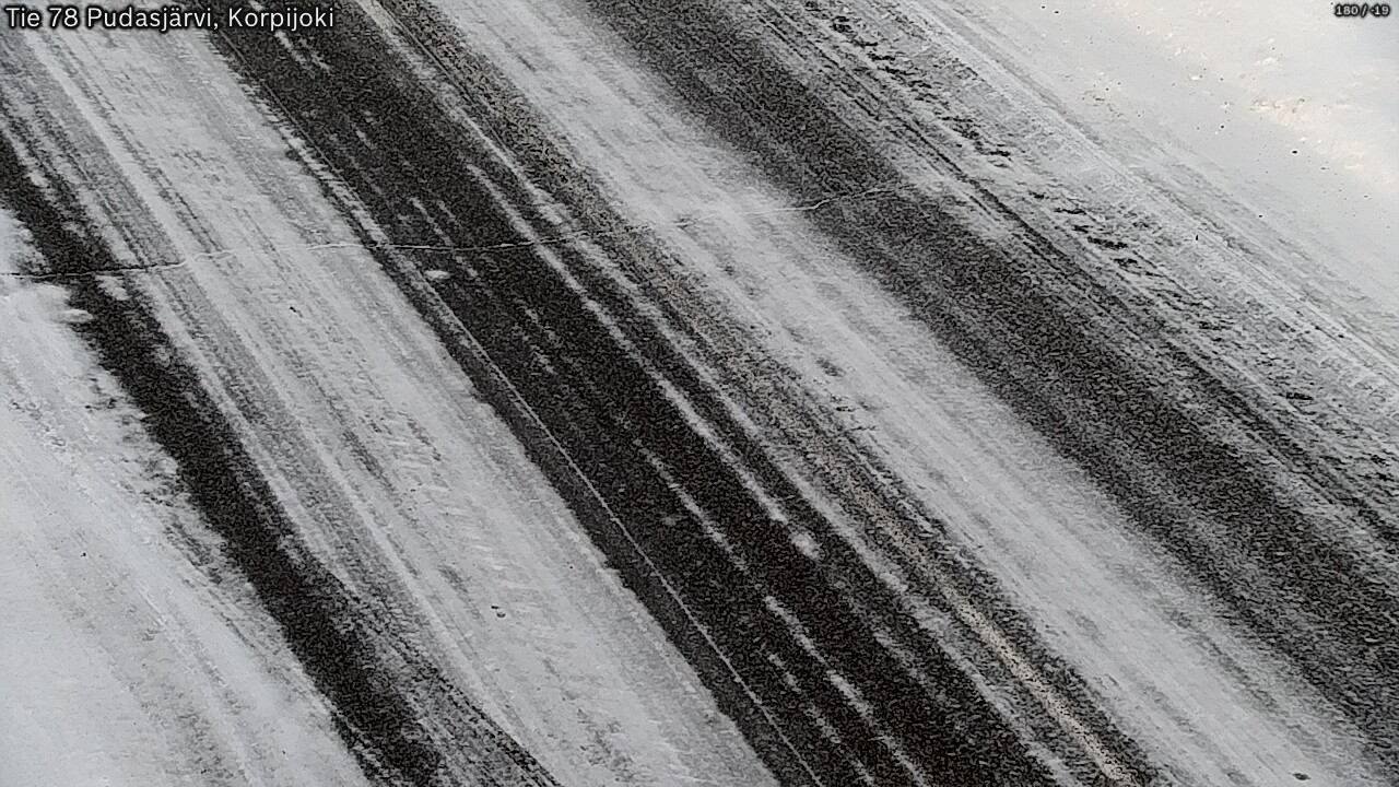 Kelikamerat Kuva Tie 78 Pudasjärvi, Korpijo, Pudasjärvi, Pohjois-Pohjanmaa