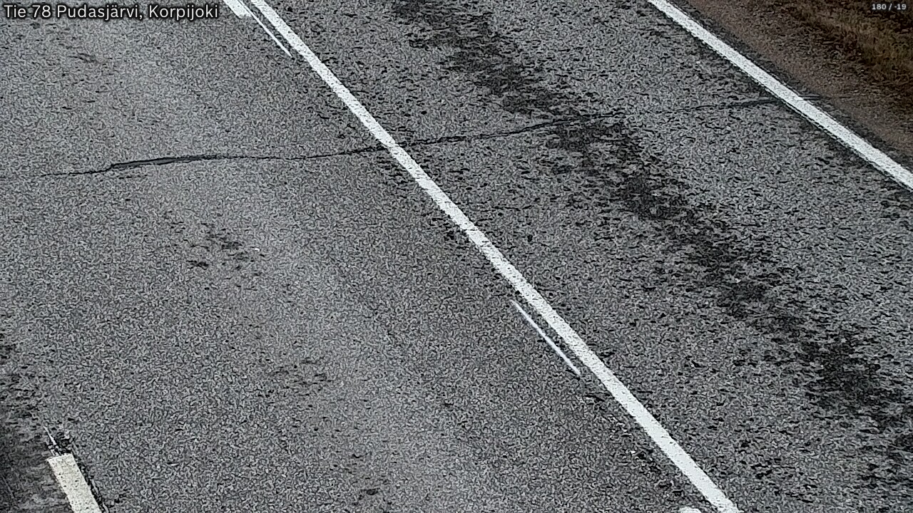 Kelikamerat Kuva Tie 78 Pudasjärvi, Korpijo, Pudasjärvi, Pohjois-Pohjanmaa