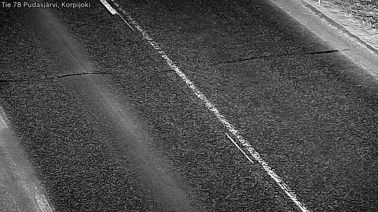 Kelikamerat Kuva Tie 78 Pudasjärvi, Korpijo, Pudasjärvi, Pohjois-Pohjanmaa